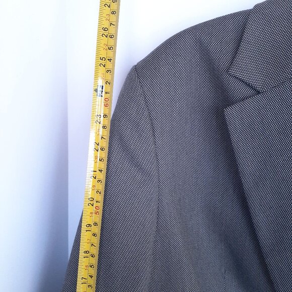 Jones New York Stretch Women's Gray Blazer Jacket With Button Closure‎ Siz… - Picture 10 of 16